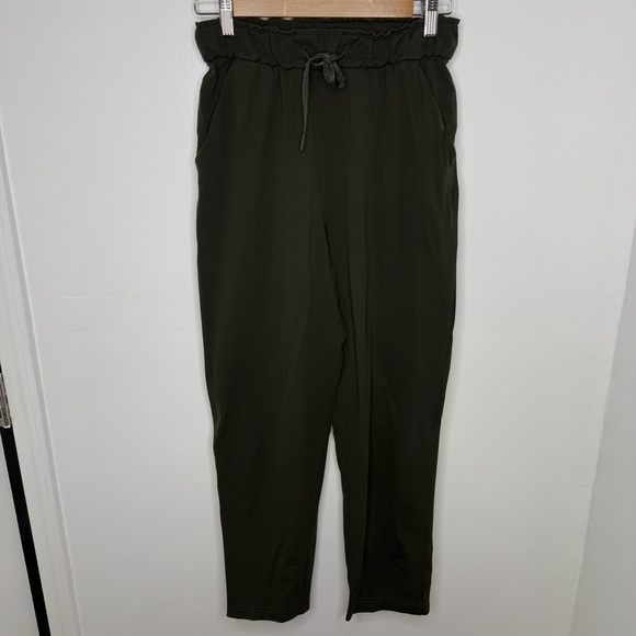 LULULEMON Dark Olive Keep Moving 7/8 Pant - Picture 2 of 7